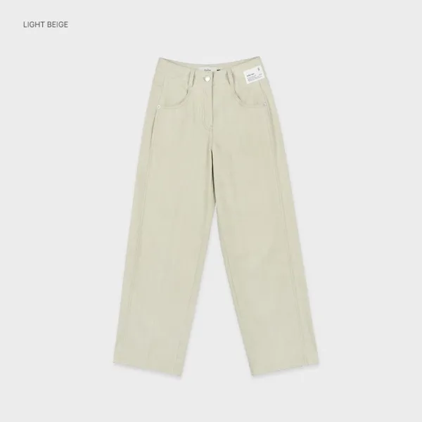 (Z-PT-5656)ESSENTIAL COTTON TWILL PANTS
