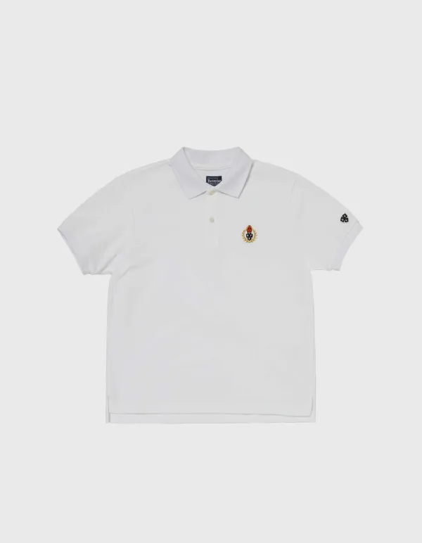 CHILDREN PIQUE SHIRT / White