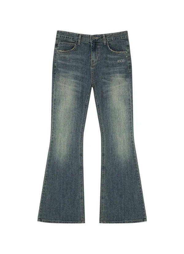 DAWN BOOTCUT DENIM PANTS / VINTAGE BLUE