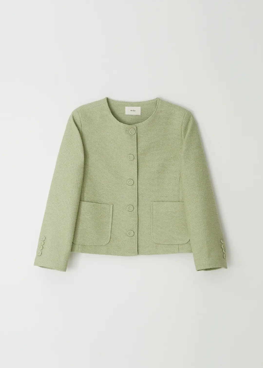 더라이 [2차] Classic Tweed Jacket(Green) 상품 이미지 1