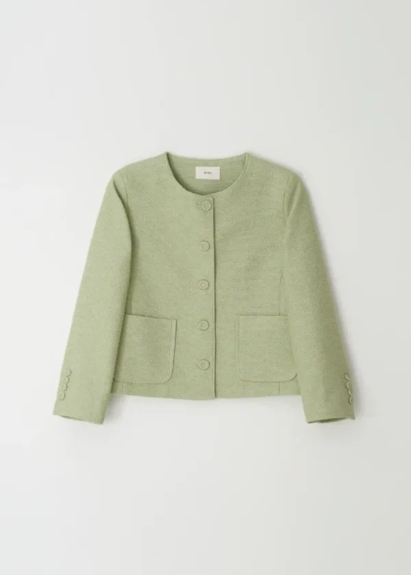 [2차] Classic Tweed Jacket(Green)