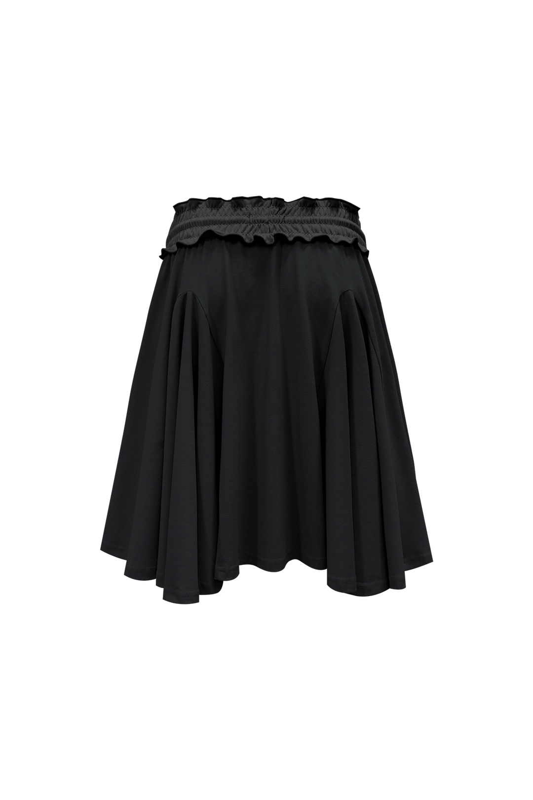 체메씨 SMOCKED FLARE SKIRT (BLACK) 상품 이미지 3