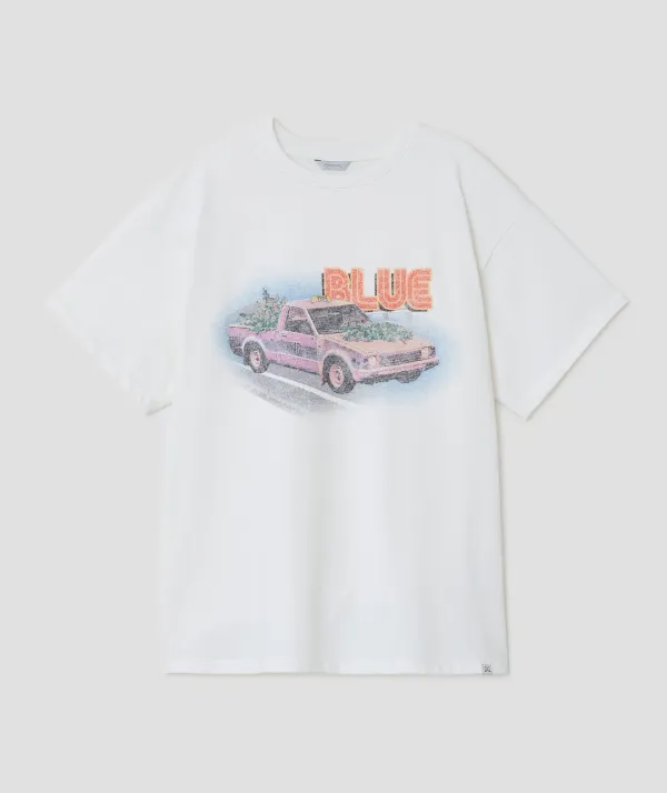 Blue Ride Top [White]