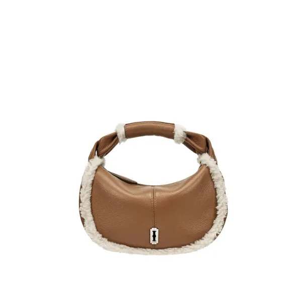 [아울렛] Halfmoon Coconut Mini Tote Mustang (하프문 코코넛 미니 토트 무스탕) Camel