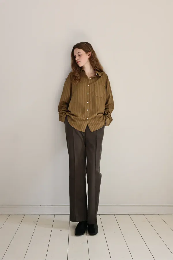 Bel suede pants (charcoal)