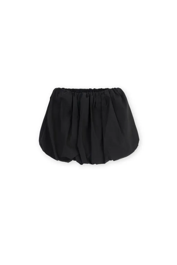 W Balloon Skirt, Black