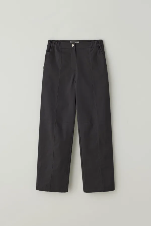 (2nd re-stock) T/T Stitch straight pants (charcoal)