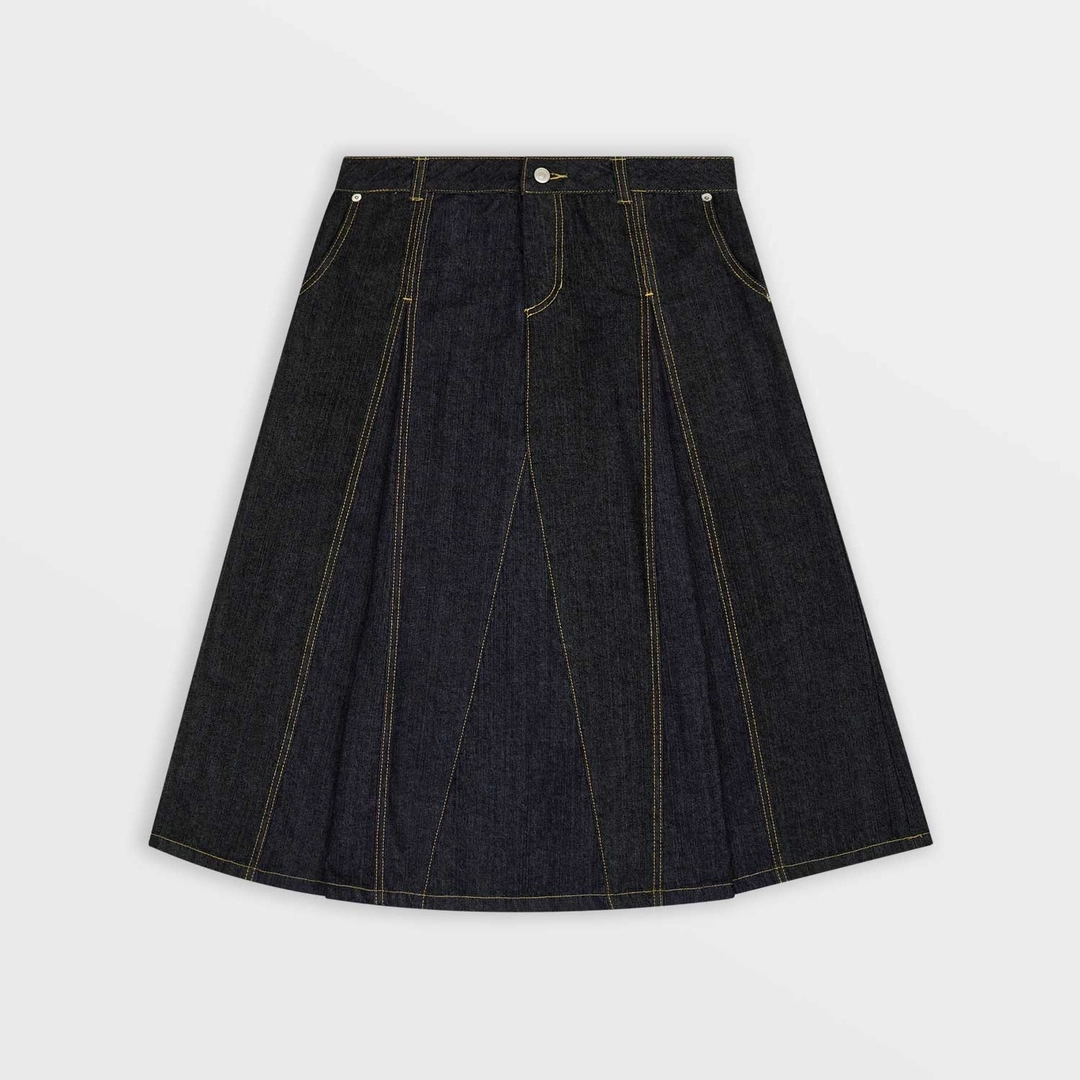 사파리스팟 Two Denim Long Skirts (Indigo) 상품 이미지 3