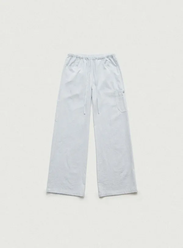 Dana Light Drawstring Cargo Pants_Light Blue [6월 초 순차 배송]