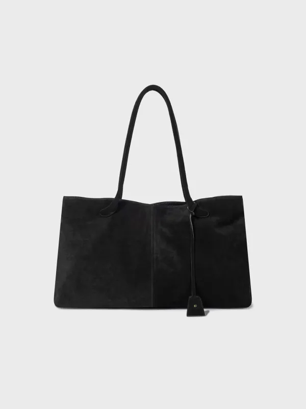 Haricot Bag_Black Suede