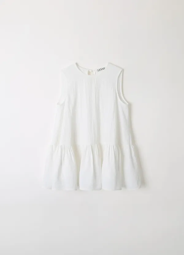 Fluid Flare Sleeveless Top - Off White