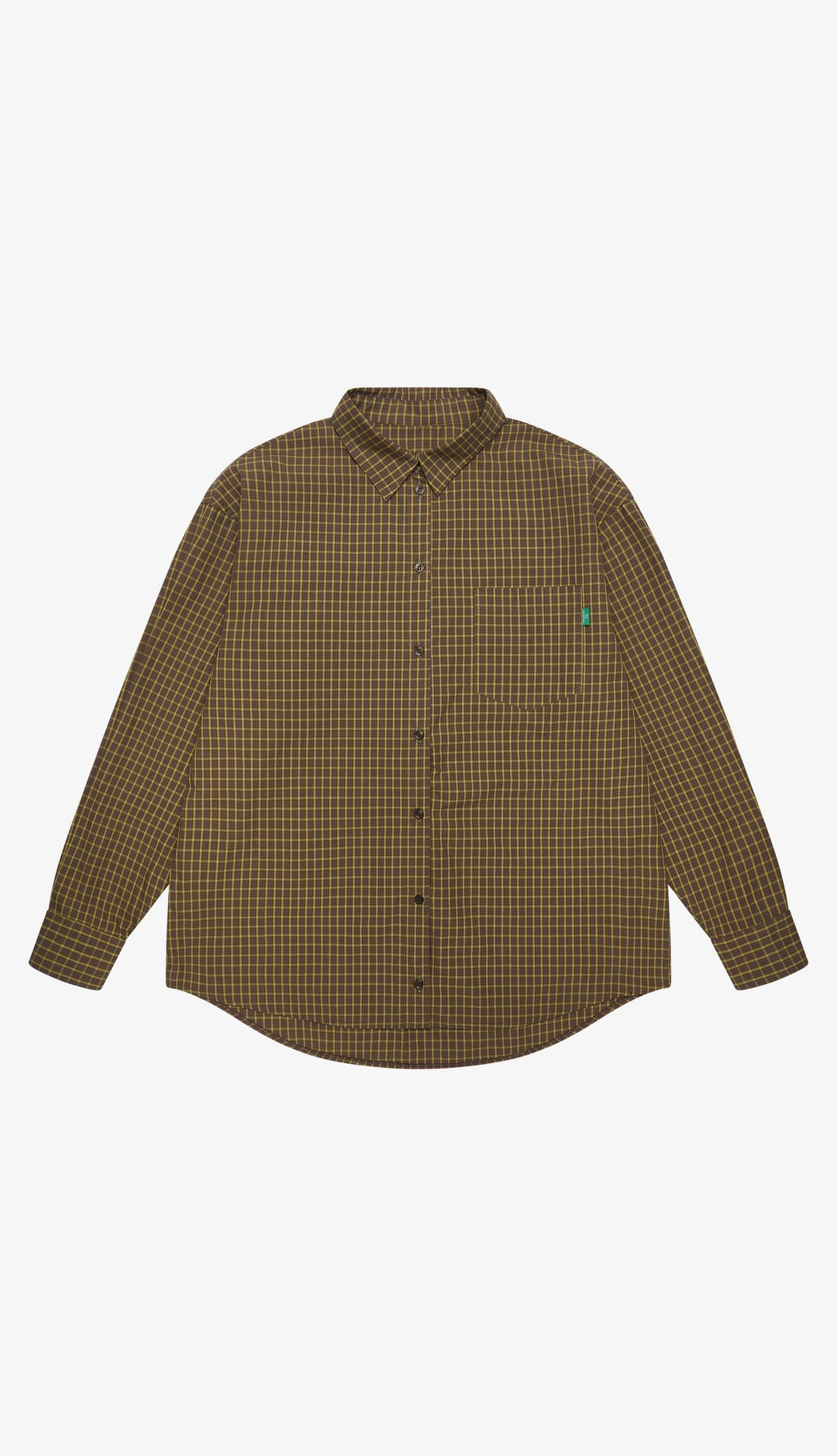 노컨텐츠 270. Vintage Check Shirt _ Olive 상품 이미지 3