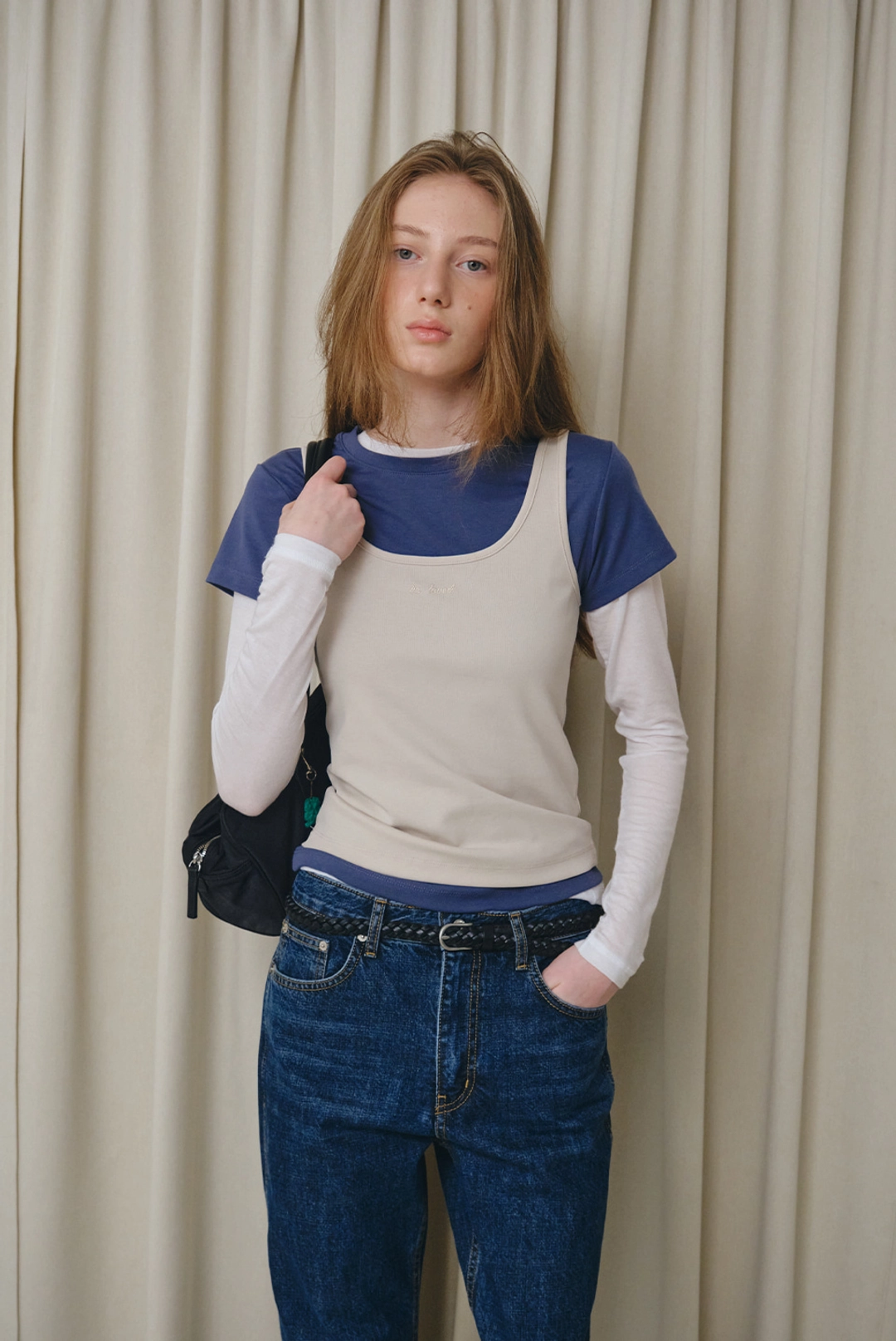 브렌다 브렌든 fresh sleeveless - beige 상품 이미지 2