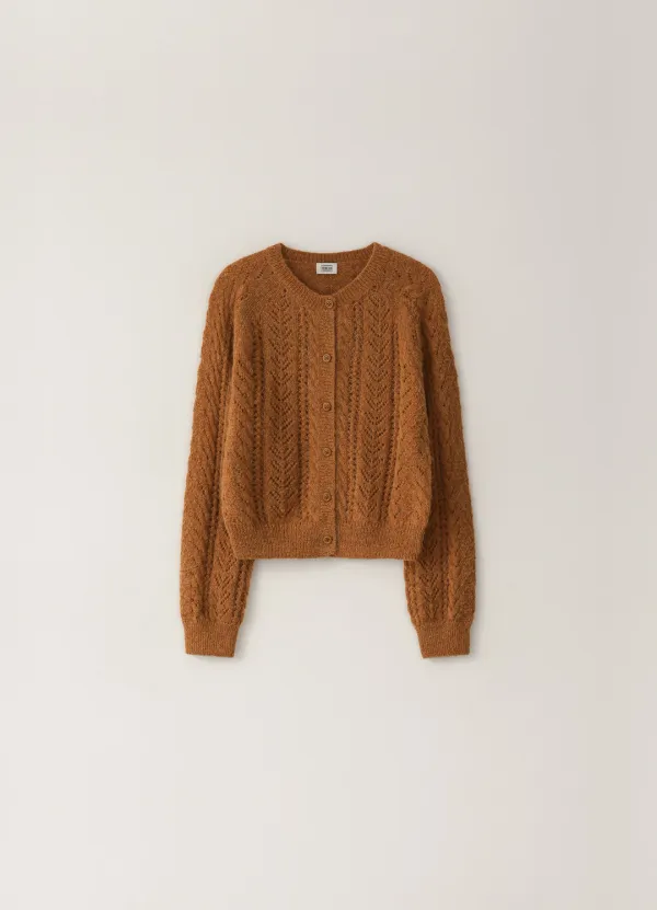 [Refurb] Skashi Mohair Cardigan - Camel
