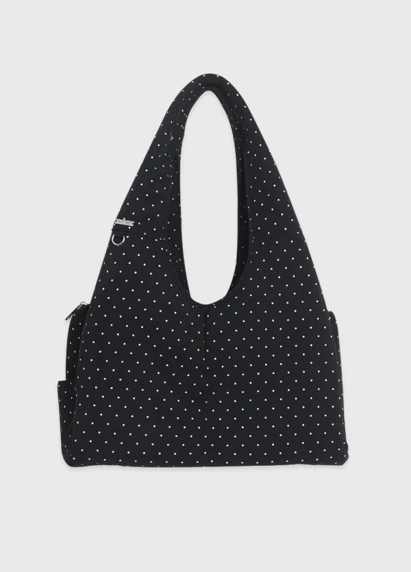  [ONE SIZE]  Syla Nylon Shopper Bag  실라 나일론 쇼퍼 백  (사계절-봄-여름-가을-겨울-캐주얼룩-데일리룩-쇼퍼백-숄더백-여행가방-스포츠가방-키링고리-도트백-무지백-1박여행-자체제작)