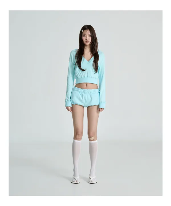 Molly V-neck hoodie - fit ver.