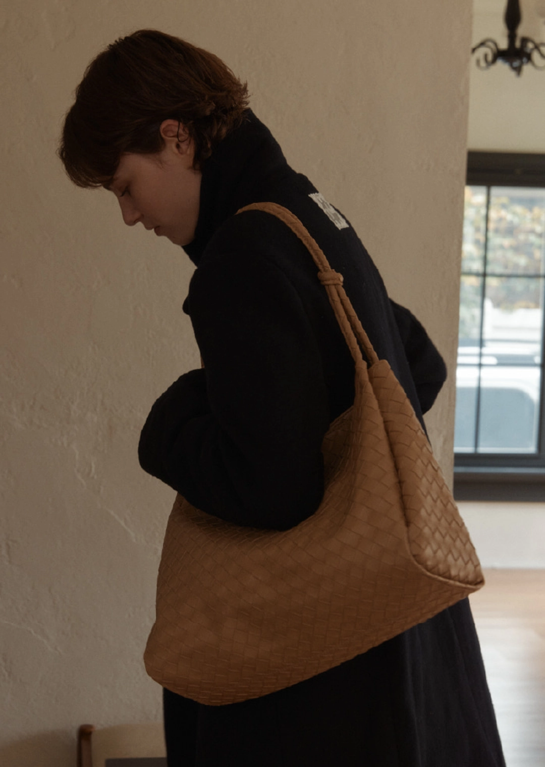 아노에틱 ANC WEAVING MESH STRING BAG_CAMEL 상품 이미지 2