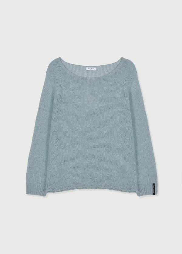 CLOUD SOFT MOHAIR KNIT (SS ver.)  - POWDER BLUE