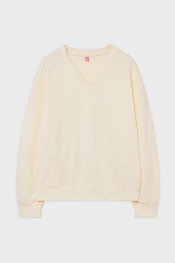 SN Lace Sweatshirt (Cream)