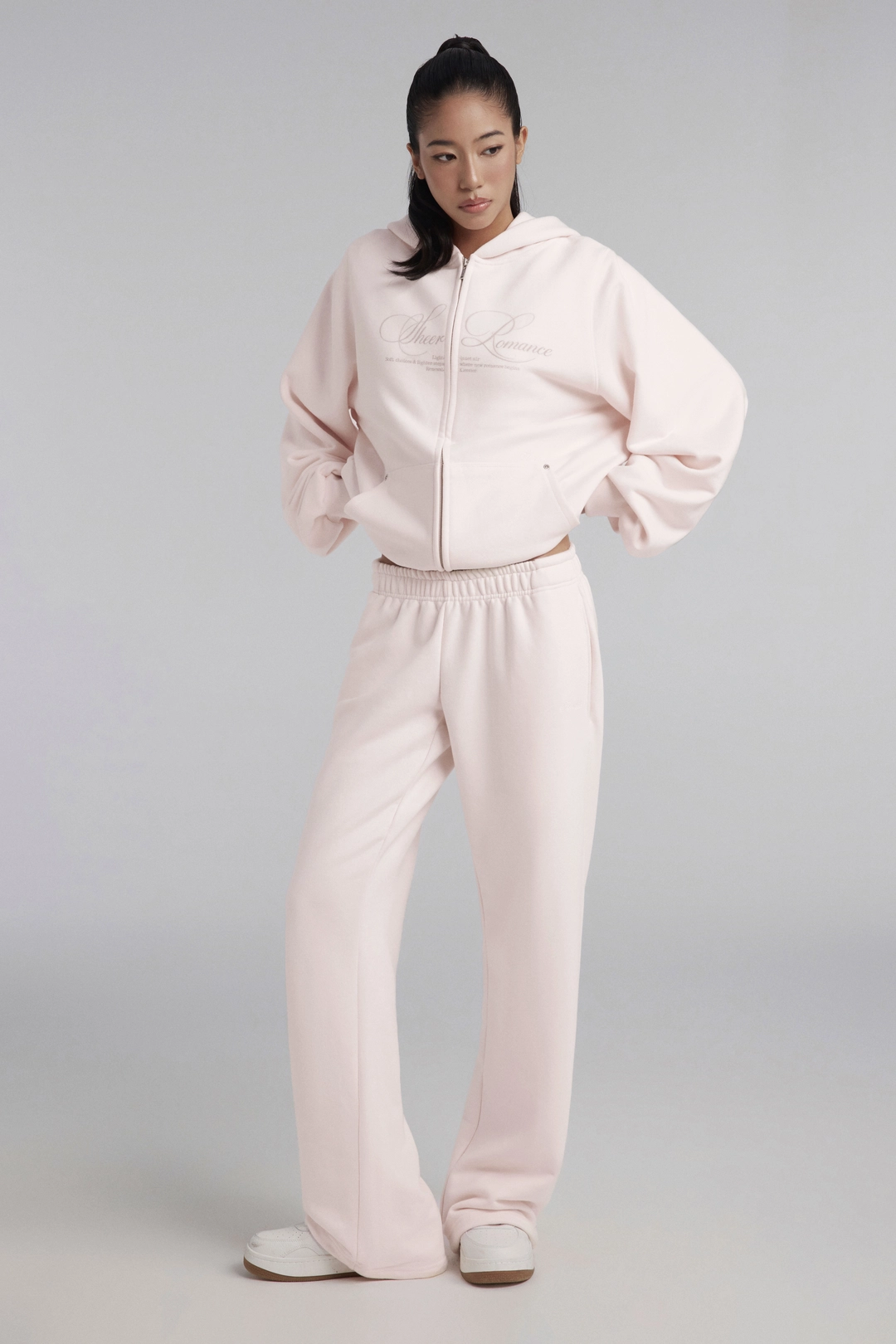 클리시어 Sheer Romance Relaxed Sweatpants, Pink 상품 이미지 1