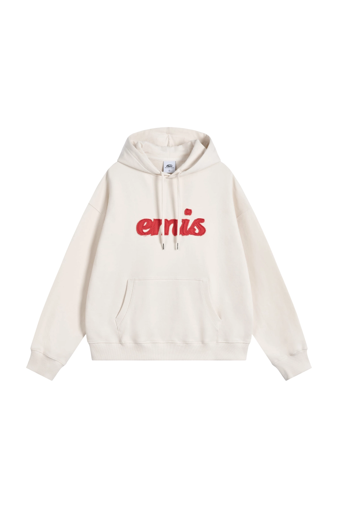 이미스 COLOR-BLOCK APPLIQUE HOODIE-IVORY 상품 이미지 1