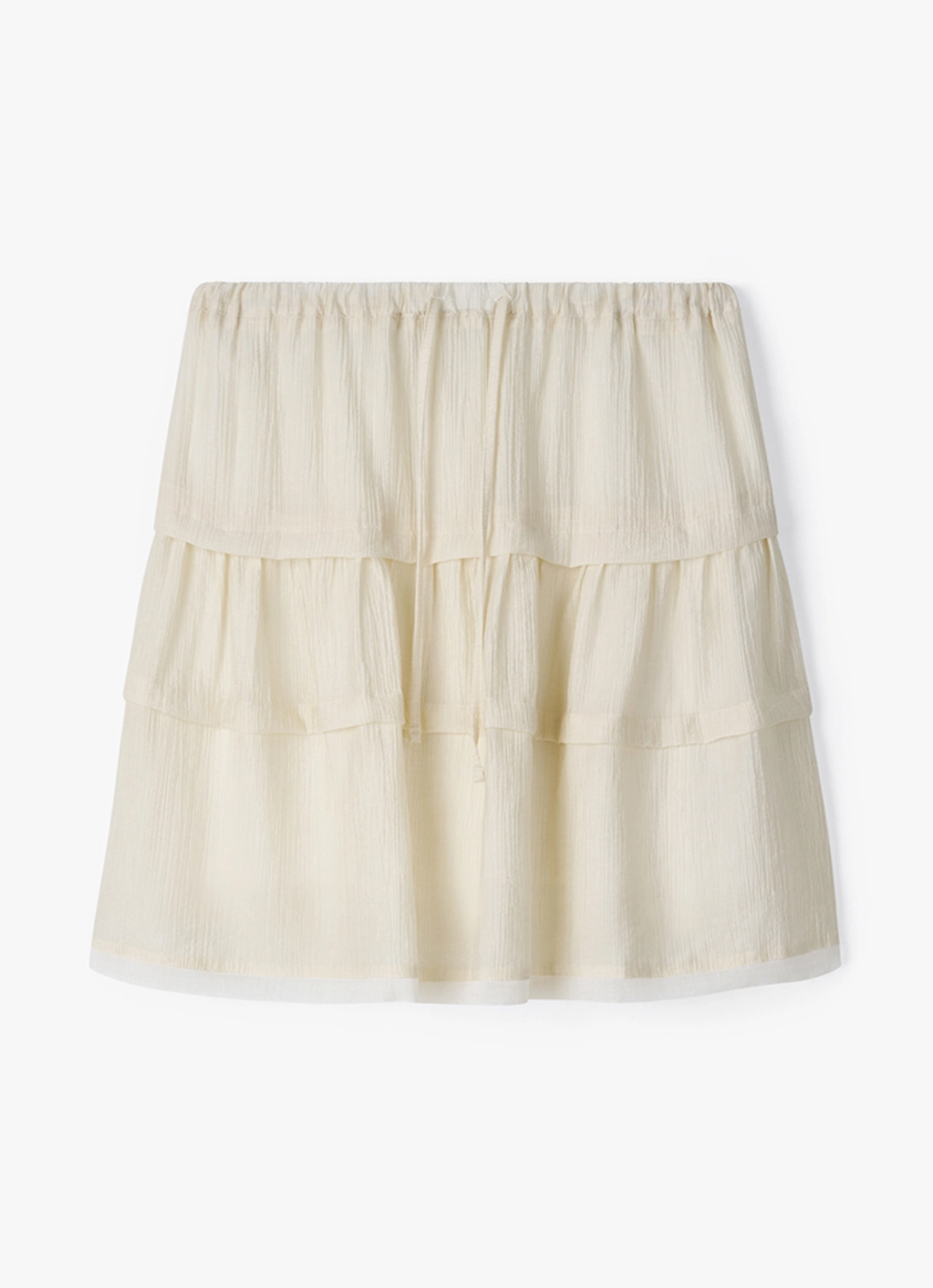 러브어스유 Ruffle Skirt (Cream) 상품 이미지 3