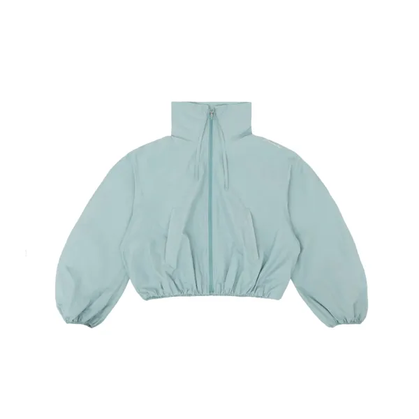 Balloon Sleeve Windbreaker (mist blue)