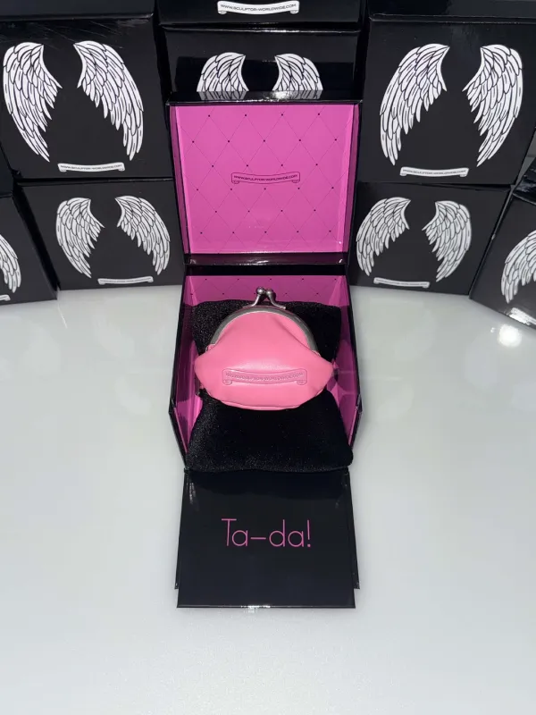 I Shell Coin Purse Matte Pink