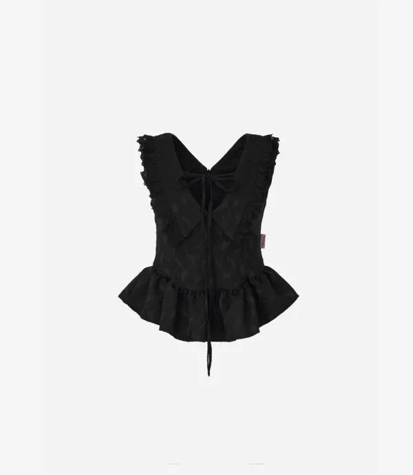 Ariel frill lace blouse