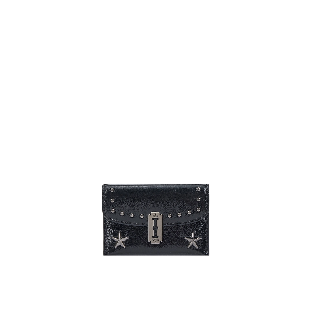 분크 Occam Lune Star Card Wallet (오캄 룬 스타 카드지갑) Black 상품 이미지 1