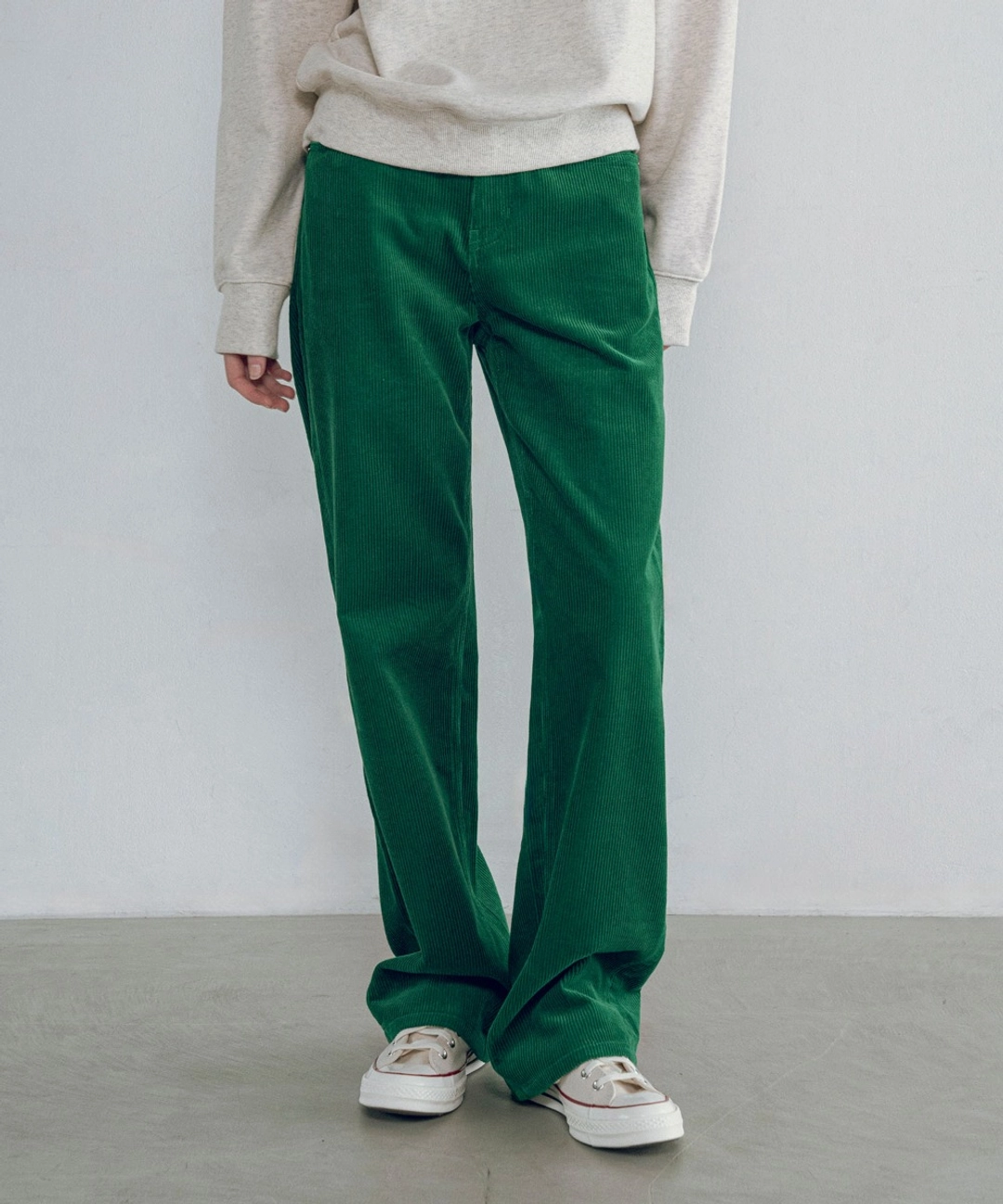 반원 아뜰리에 P3260 컬러 코듀로이 팬츠_Green 상품 이미지 2