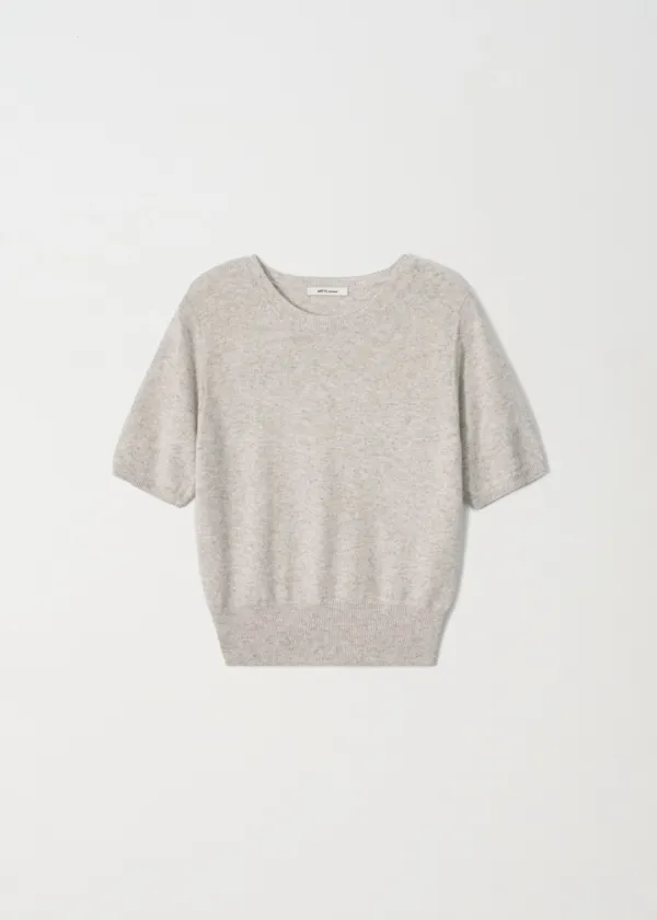 Lobe Half-Sleeve Knit_2 Colors