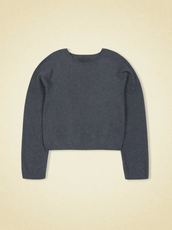 raccoon knit - charcoal navy