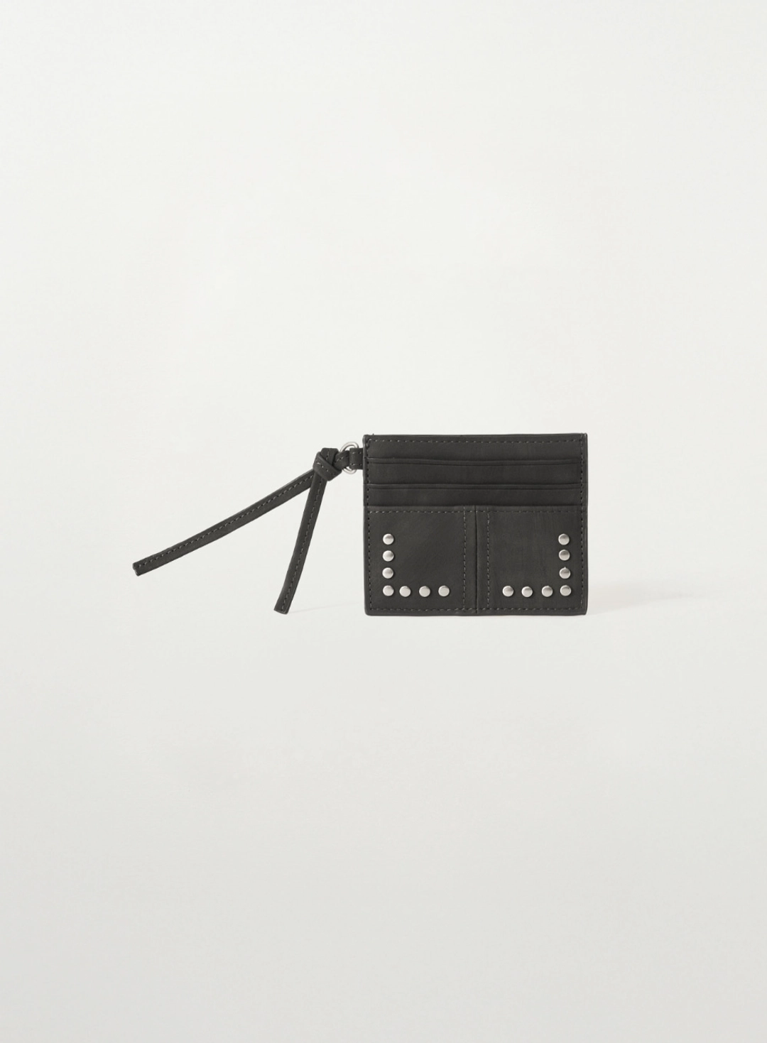 세터 Stud Card Wallet - Charcoal 상품 이미지 1