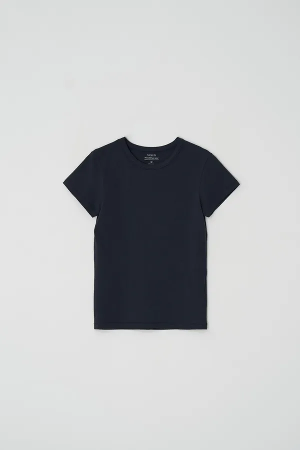 Round short sleeves (Charcoal) - noeud 노우드