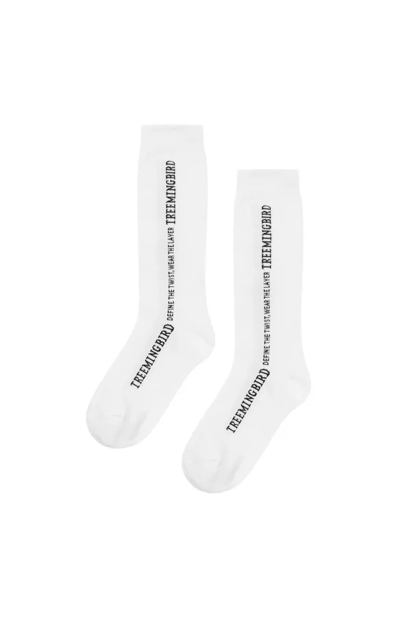 TMB Lettering Socks [ White ]