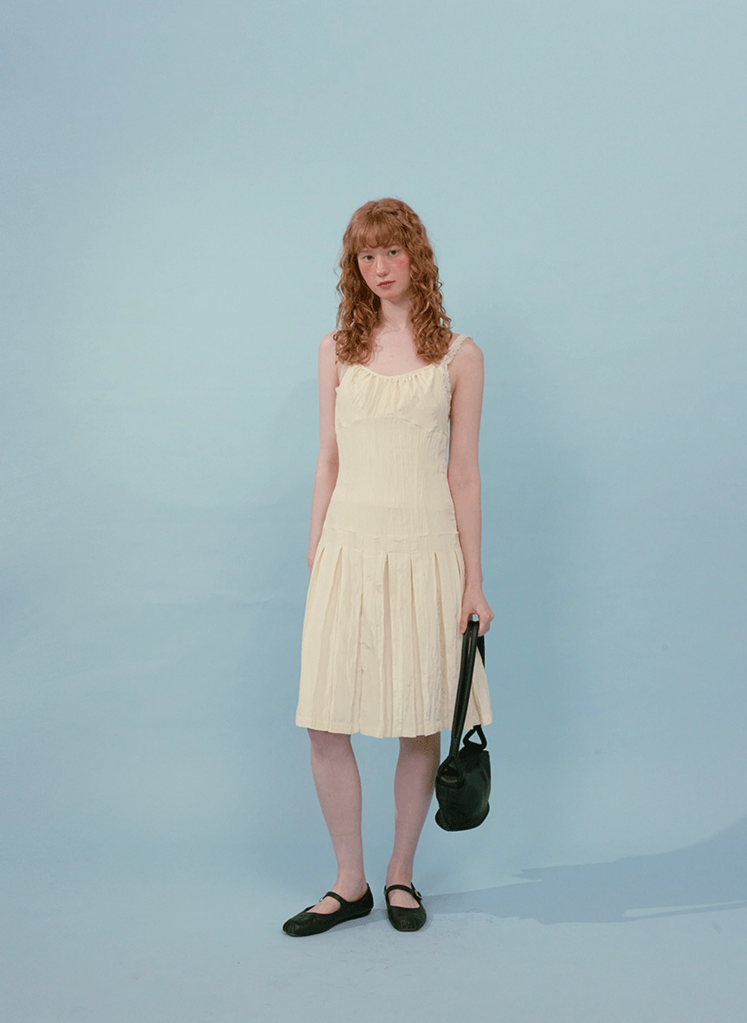 루루서울 Nylon Halter Neck Dress (Butter) 상품 이미지 2