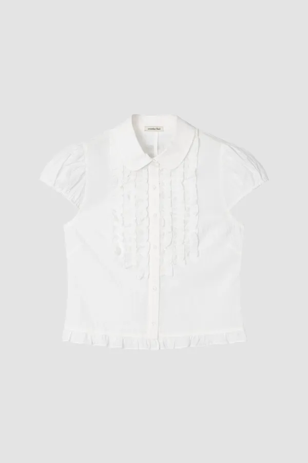 VICTORIAN FRILL BLOUSE_WHITE