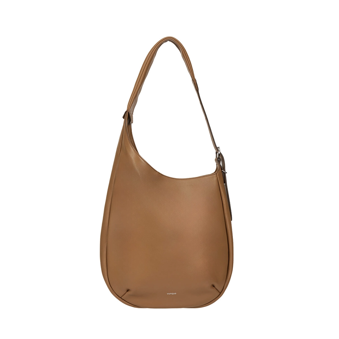 분크 [아울렛] Halfmoon Aterre Hobo M (하프문 아떼르 호보 미듐) Caramel Brown 상품 이미지 2