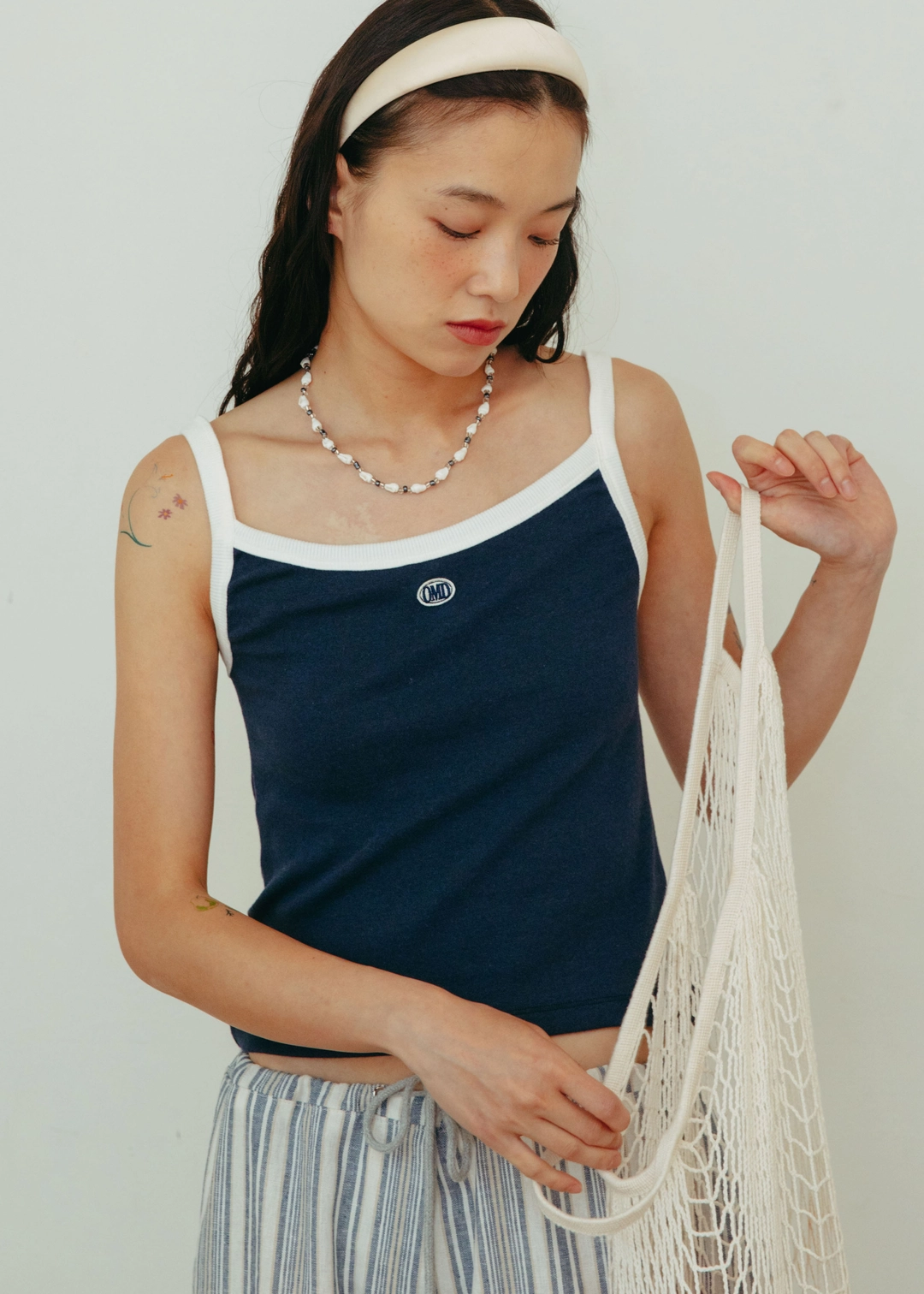 온무드 OMD Sleeveless - Navy 상품 이미지 2