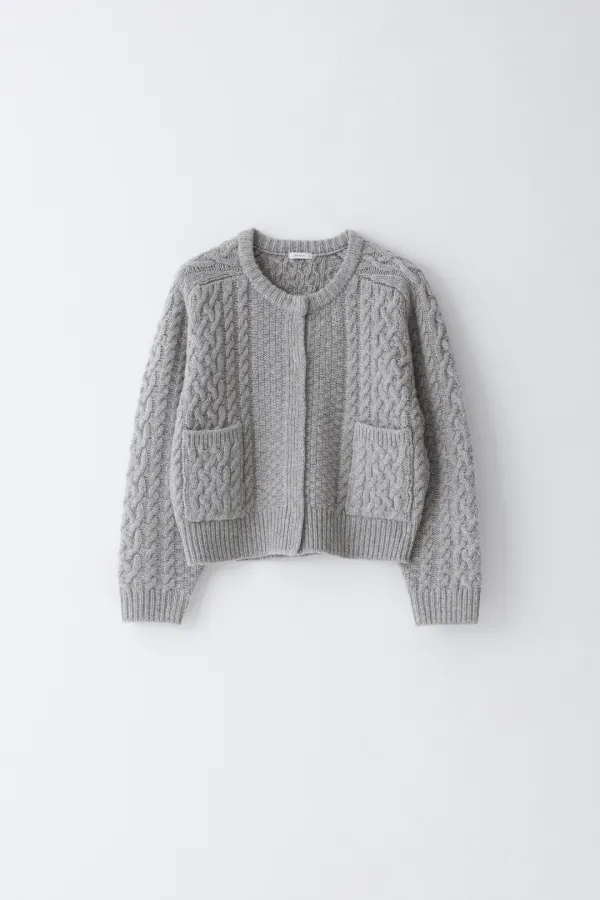 Peanut Cardigan_Gray