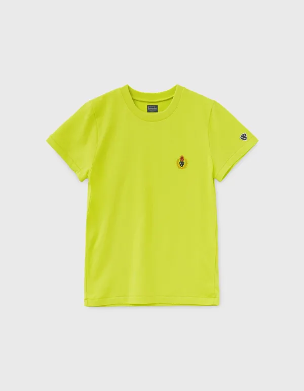 CREST 20S COMPACT YARN T-SHIRT (W) / Volt