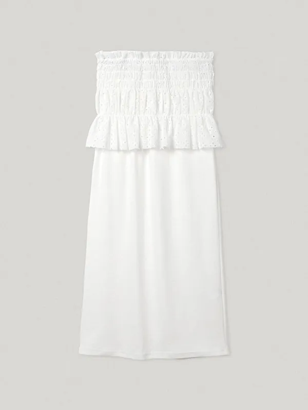 Ivory Marbella Lace Skirt