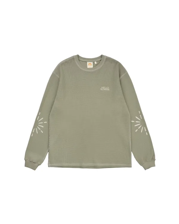 Sunlight Waffle L/S_Khaki