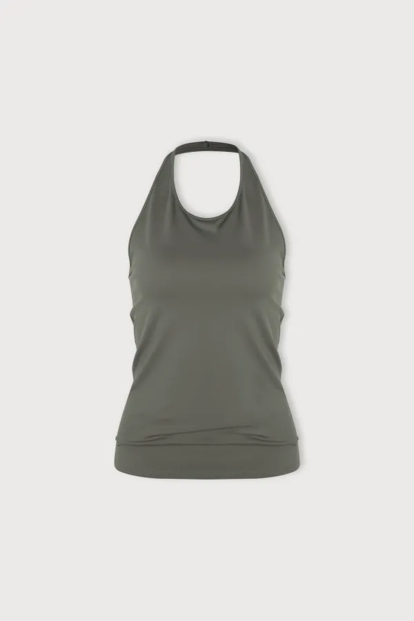LOOSE HALTER SLEEVELESS