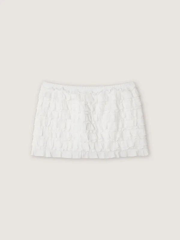 [2nd] Off Lace Skirt Pants - Black