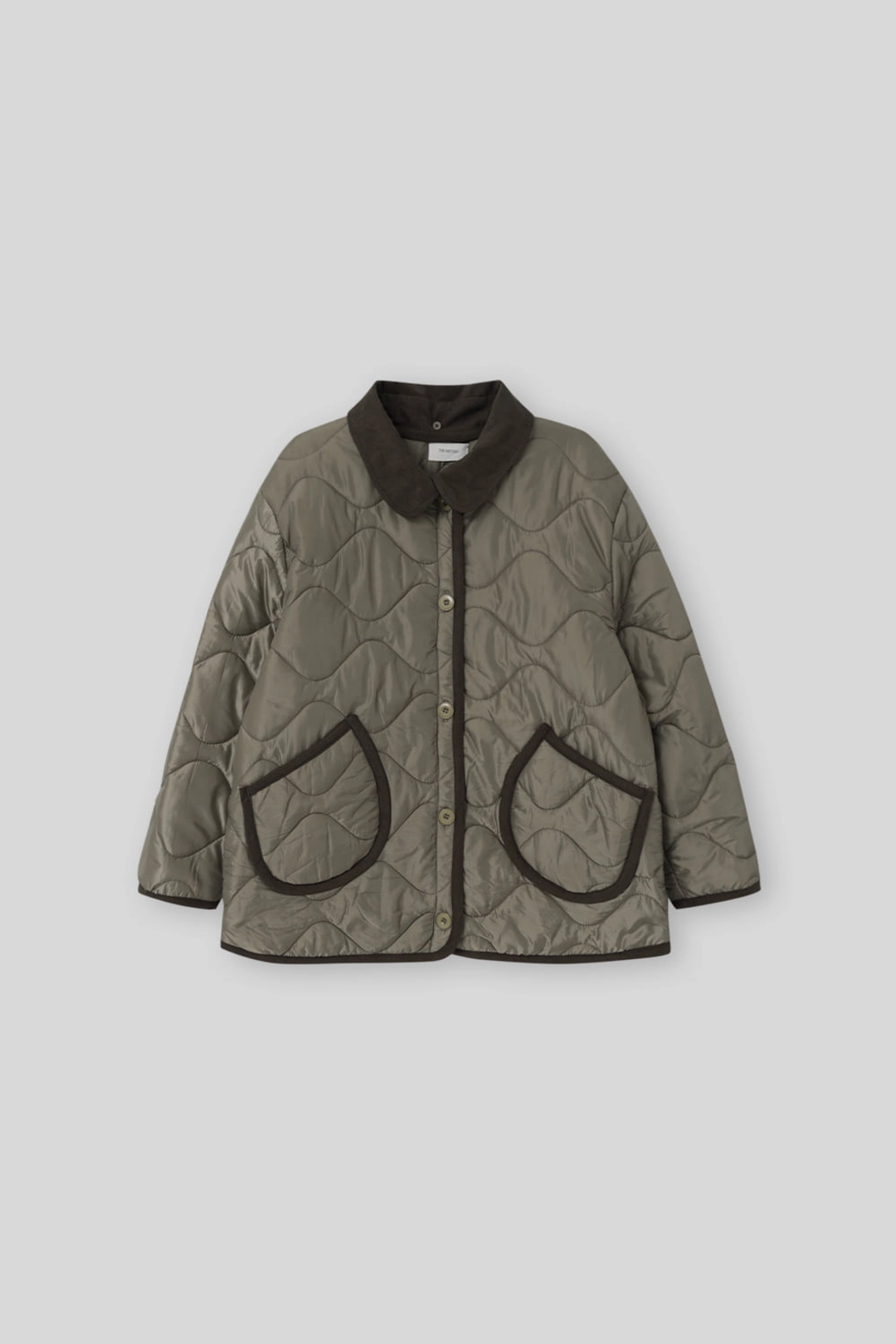 더미튼 Abode quilting jacket (khaki) 상품 이미지 1