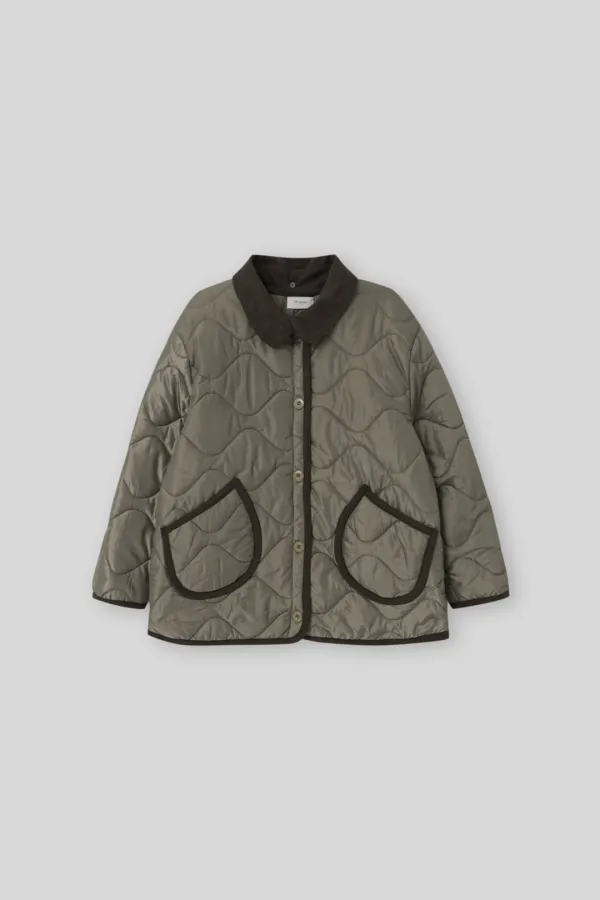 Abode quilting jacket (khaki)