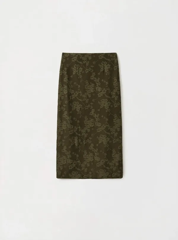 게드 - [2ND] TEXTURED LONG SKIRT
