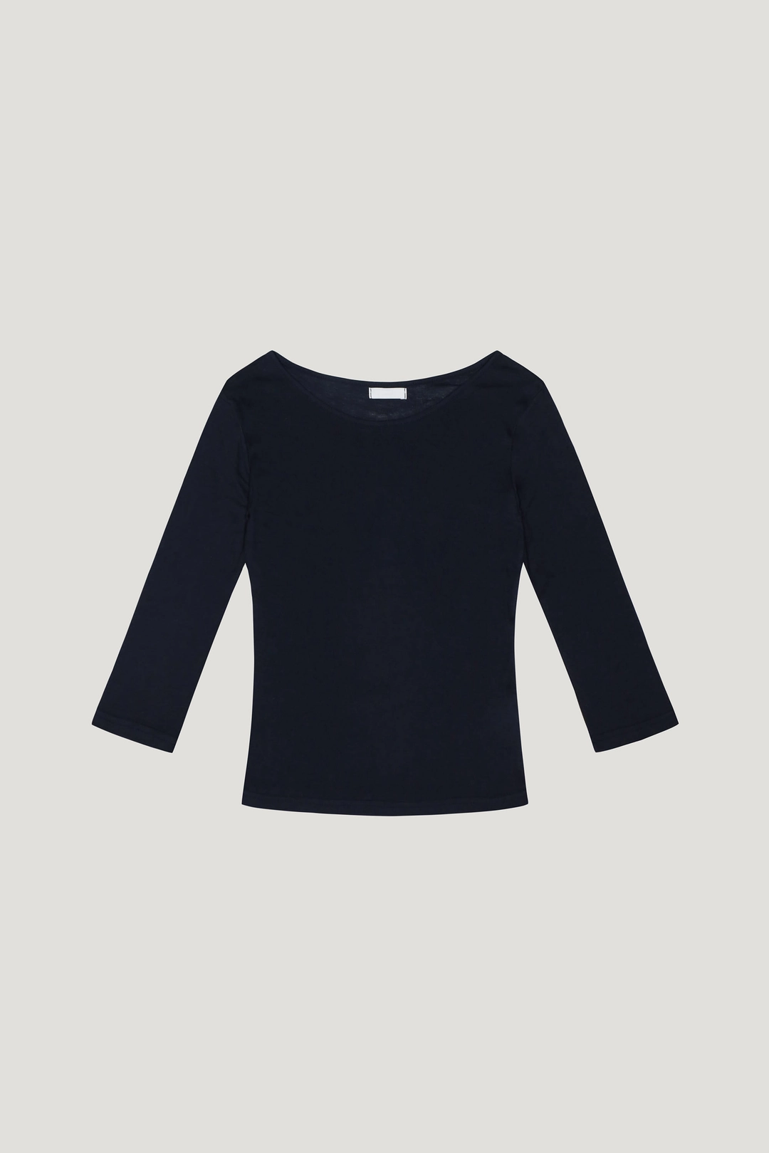 리브어리 Soft Boat 3/4 Tee (black) 상품 이미지 1